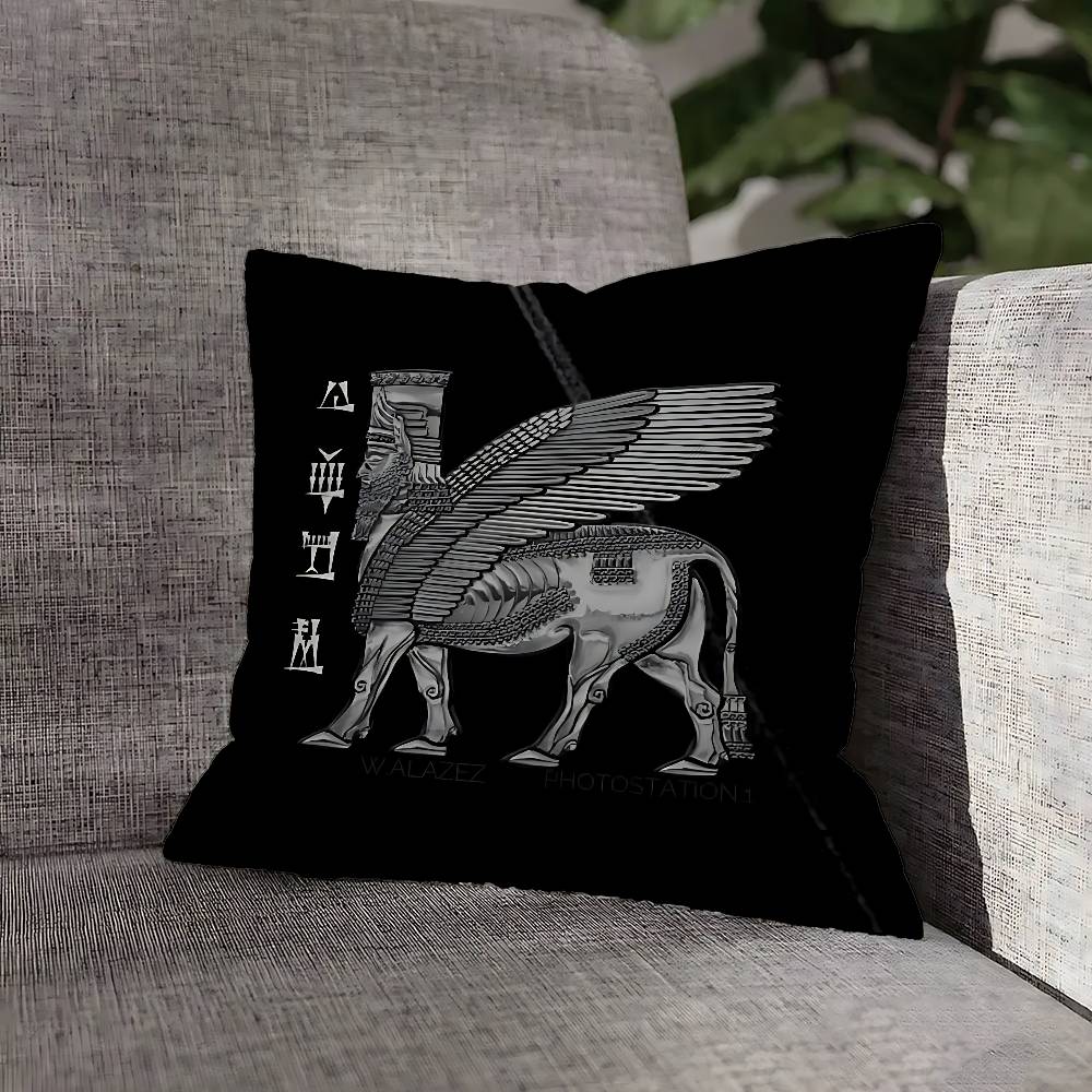 A-Achaemenid E-Empire Throw Pillow Case For 45x45cm 40x40cm 55x55cm 50x50cm 30x30cm Square Car Pillowcase Shell