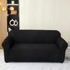 Seersucker Sofa Cover Full Protection Single Double Seat Cushion Pure Color Minimalist Design