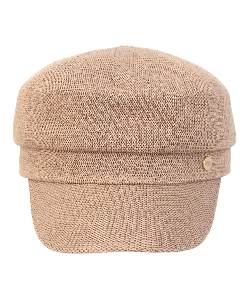 Yunibeosyeolkemiseuteuli Paper Logo Beige Marine Cap