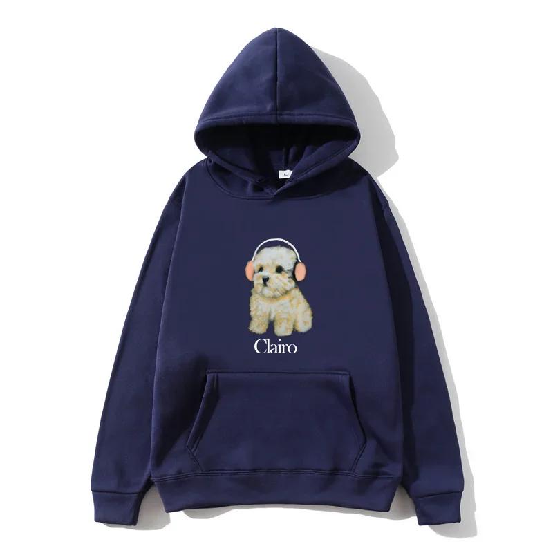 

Clairo - Men s and Women s Top Hooded Sweatshirts Fun Dog Pattern Clothes New Harajuku Fashion Hooded Hoodies Autumn/Winter 3XL