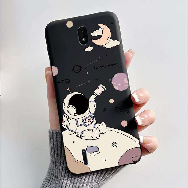 Casing For Nokia C01 Plus TA-1383 TA-1387 C1 2nd Edition Case Aesthetic Fashion Cute Cat Soft Silicone TPU Shockproof Back Cover