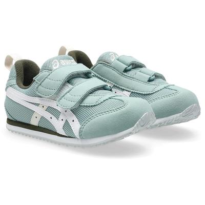 Sukusuku Slim Fit Gray Size Cm Kids' Two-Strap Shoes, Blue/White, 416, 21.0