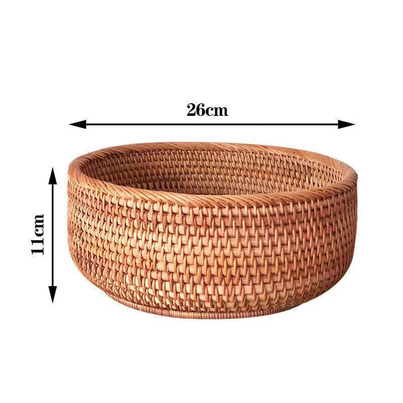 

Handwoven Bamboo Rattan Storage Basket