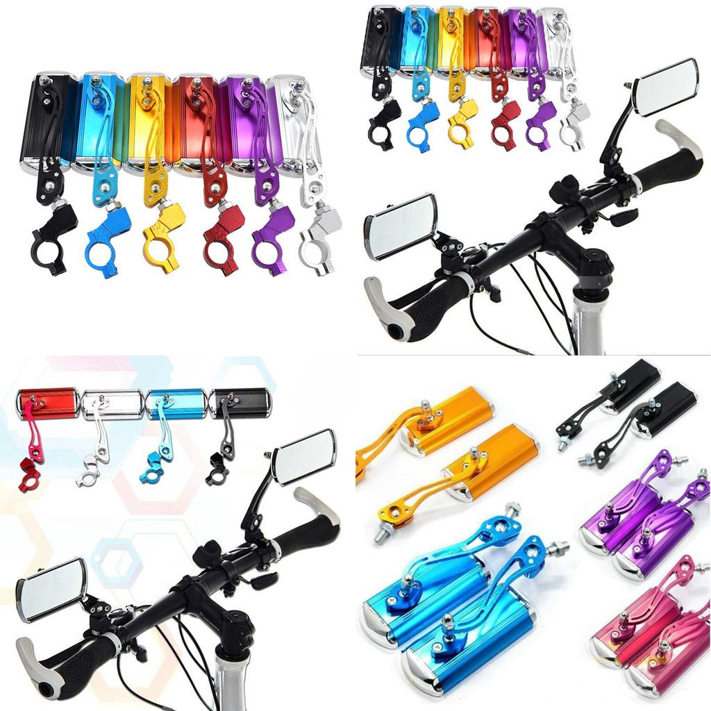 Specchietto da Bicicletta in Alluminio, Elegante e Resistente, per una Migliore Visione Posteriore sulle Mountain Bike