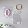 Clear PVC Zipper Bag for Anti-Oxidation Jewelry Storage: Self-Sealing Design for Wenwan Beads and Bracelets.