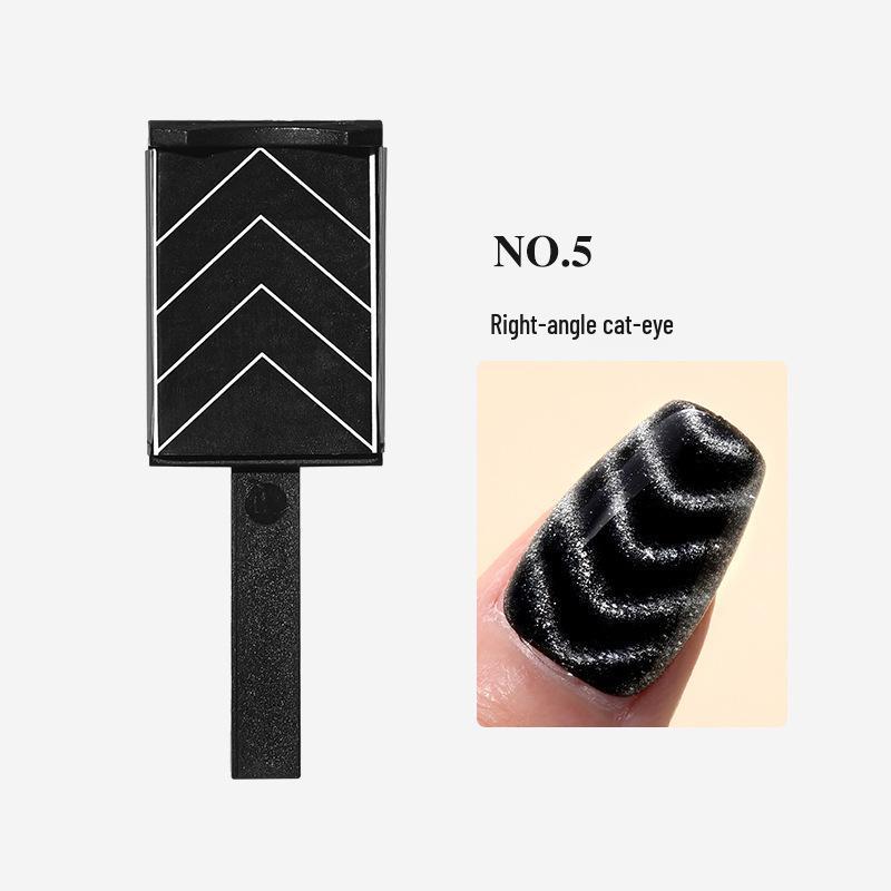Nail Art Fancy Cat Eye Gel Magnet - Strong Heart Wave Pattern Tool