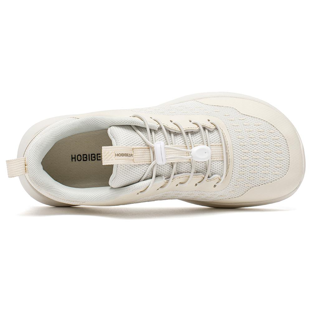 HOBIBEAR Wide Toe Running Shoes for Men Women Elastic Band Non Slip Sneakers Comfortable Walking Shoes