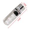 4PCS Car Signal Atmosphere Bulb T10 5050 6SMD Waterproof W5W Remote Controller RGB 194 168 Dome Light Silicone Wedge Side DC 12V