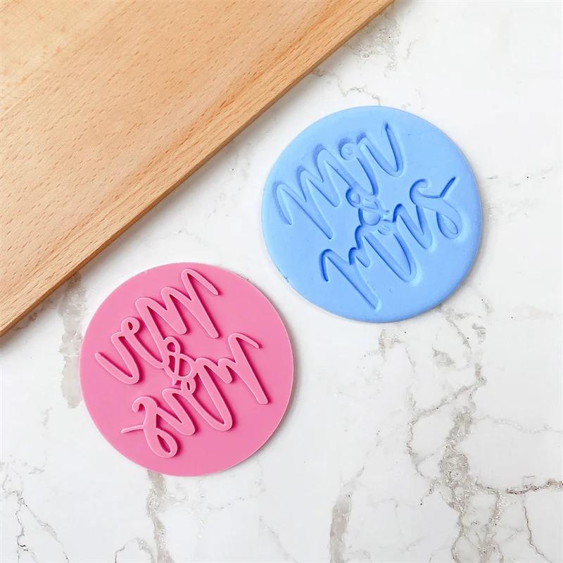 Food Grade Acrylic Happy Birthday Love Oh Baby Letter Embossed Mold Cake Cookie Cutter Stamp Fondant Cupcake Decorating Tools