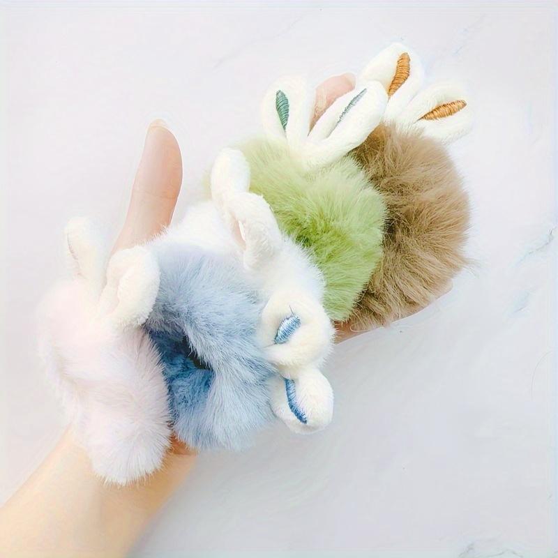 Plüsch-Haargummis - Elastische Haarbänder für Frauen - Ein Muss für die Schulanfangszeit, Plüsch-Stirnbänder, Kopfschmuck und Haarbänder