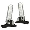 Daily Travel Rear Footrest for Electric Bikes, Folding Aluminum Foot Pegs For Motorcycle for Rear Seat Support and City Use