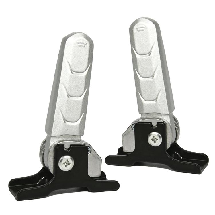 Daily Travel Rear Footrest for Electric Bikes, Folding Aluminum Foot Pegs For Motorcycle for Rear Seat Support and City Use