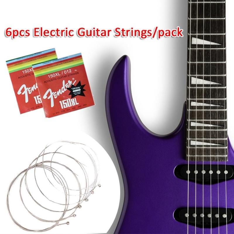 6pcs Classical Clear Steel Strings Electric Guitar Musical Accessories