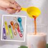 12-Piece Colored Plastic Measuring Cup & Spoon Set for Baking