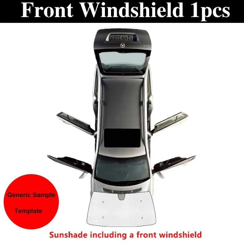 For Trumpchi GAC GS8 2024 Accessories ~ Car Windshield Visor Full Window Sun Protection Anti-UV Shaby Sunshades Stickers