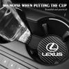 2 stuks Auto Interieur Leer Onderzetter Geluiddempend Waterbeker Pad Voor Lexus RX300 IS200 IS250 ES350 Ct200h UX250h NX300h RX350 ES300h