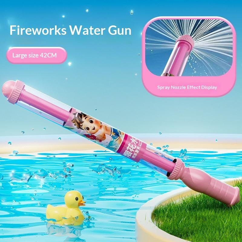 1Pcs Fireworks Splashing Water Gun Toy Summer Outdoor Game for Children Photography Props A1
