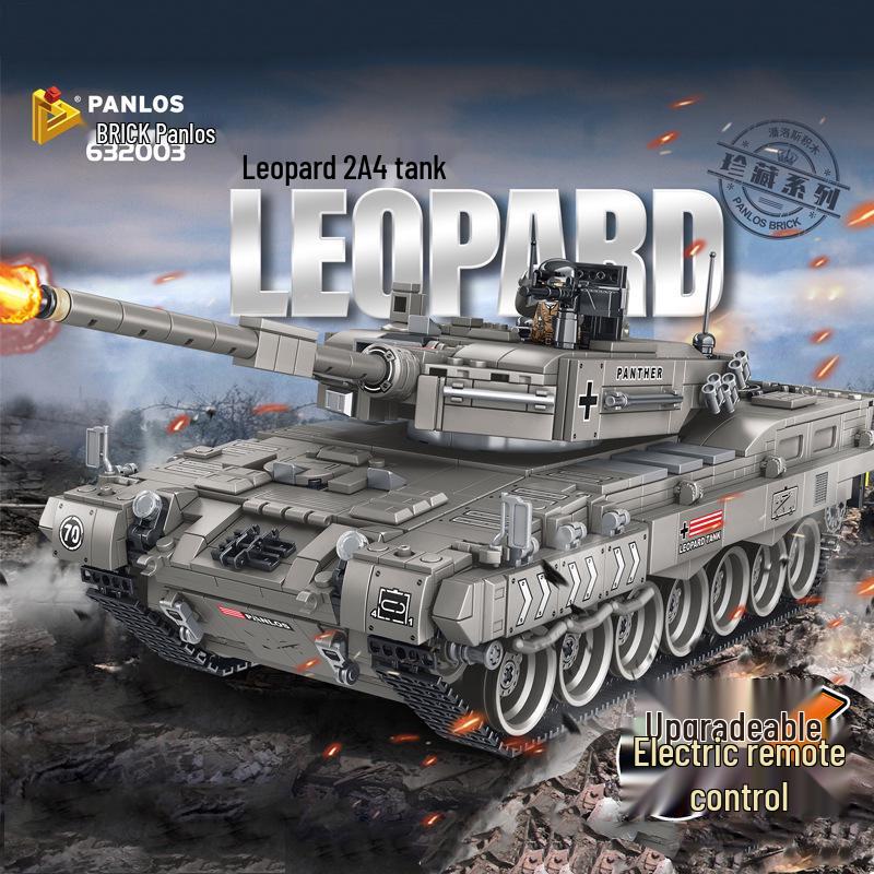 Remote Control 99-Type Leopard Tiger Heavy Tank Building Blocks for Kids