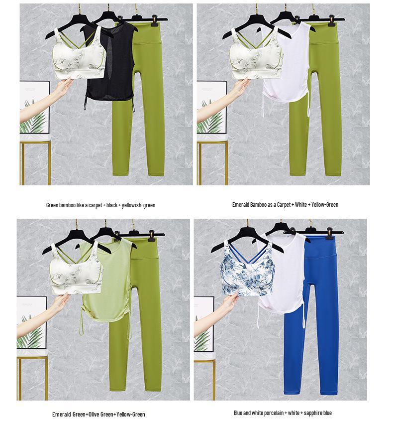 Women's Yoga Clothes 2025: Stylish Bra & High-End Two-Piece Sports Set for Fitness & Pilates