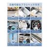 Electric Bath Cleaning Brush, Bath Polisher, 9 Replacement Brushes Included, 28-128cm Length Adjustment, 2 Angle Adjustments, 120 and 180, 3