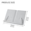 Reading Stands 6 Angles Adjustable Textbook Stand with Paper Clip Folding Cookbook Rack Bookrest for Textbook Tablet