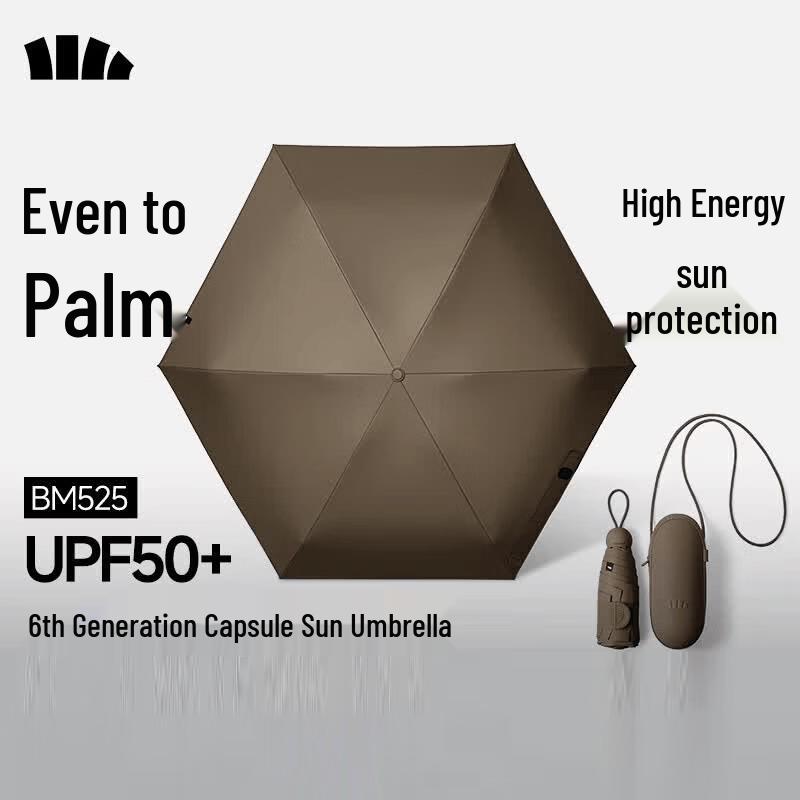 Banana Under BM525 5-Fold Black Gel Capsule Sun Umbrella