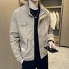 Tooling Jacket Men's Spring and Autumn 2025 New Ruffian Handsome Trendy Brand Stand-up Collar Casual Jacket Spring Top