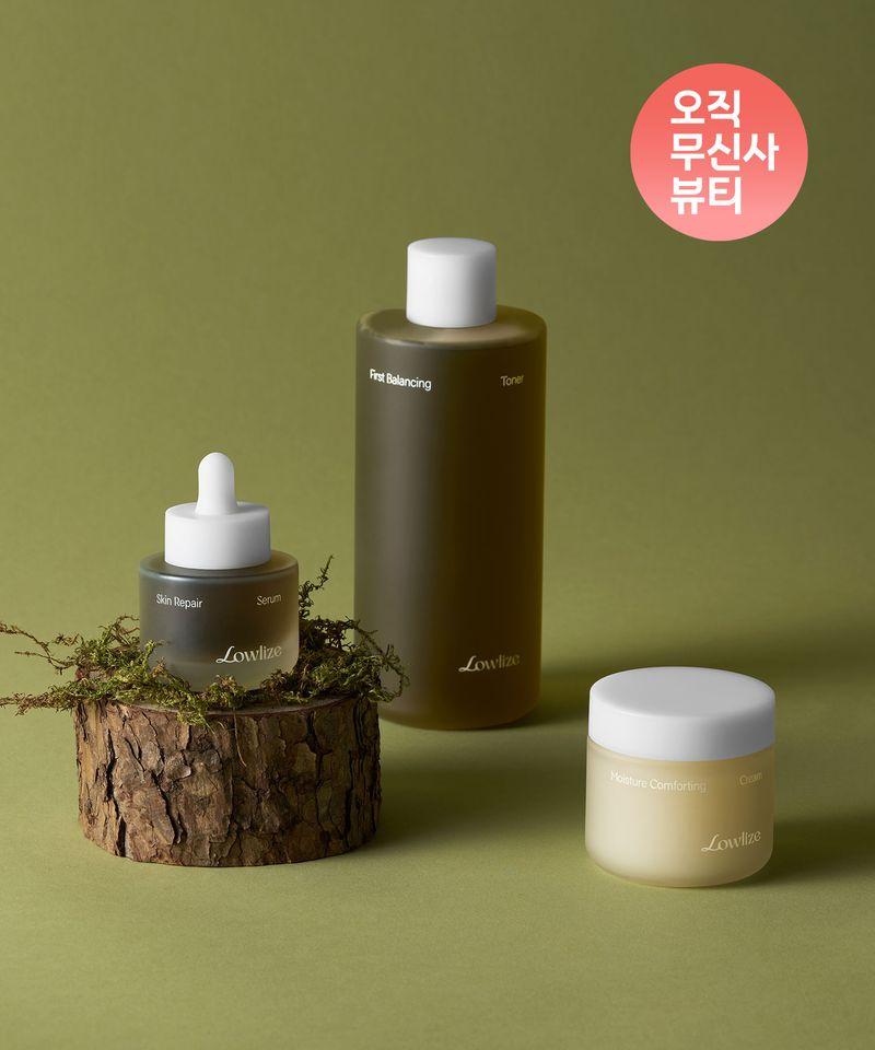 [SET] Hydration Cica Soothing Trio (Toner 400ml + Serum 30ml + Cream 80ml)