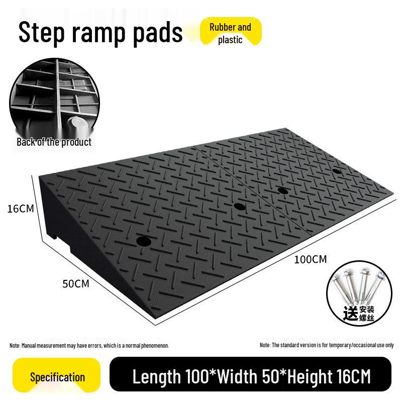 Rubber Curb Ramp for Cars and Household Steps