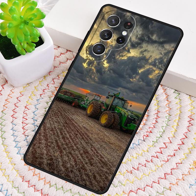 Farm Vehicle Tractor Soft Phone Case for Samsung Galaxy Note 10 Pro S26 Ultra S23 S24 FE S25 S21 S22 PLUS Shockproof Cove