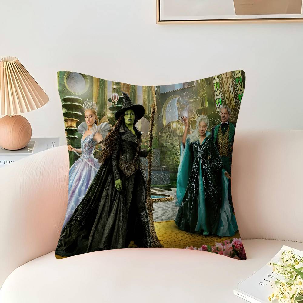 Moive W-WickedS Pillowcase Toon Gift Cushion Cover Bedroom Home Sofa Chair Seat Decor Pillow Case