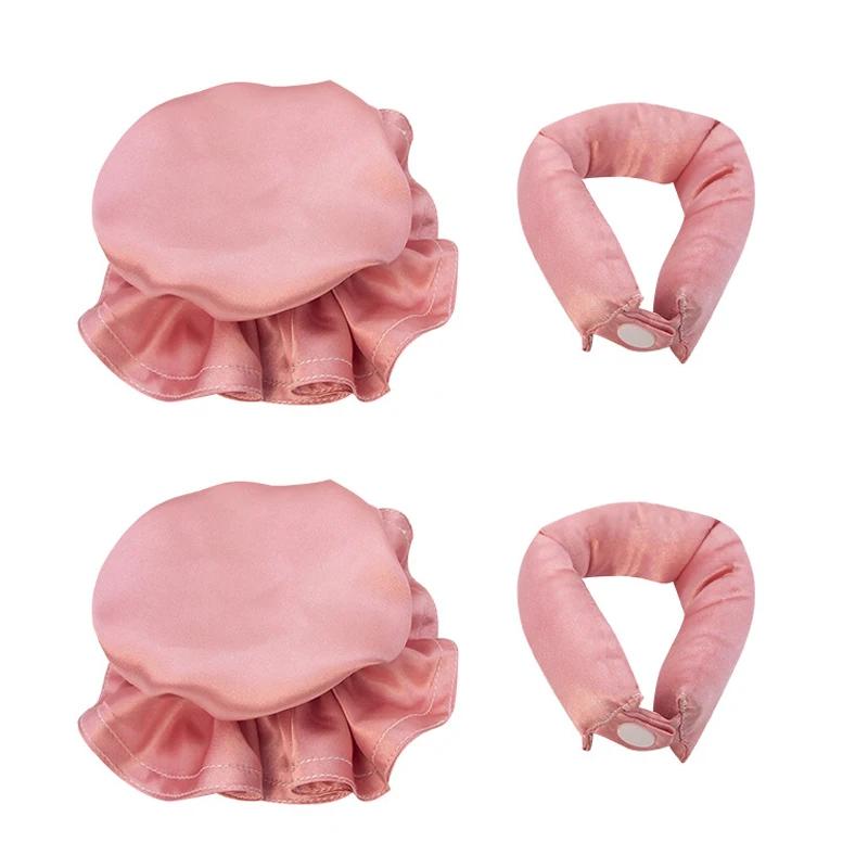 2/4 szt. Zestaw wałków do loków bez ciepła Bez ciepła Lokówka do włosów Jedwabne loki Miękkie wałki do włosów Opaska do spania Lokówki do włosów Narzędzia do stylizacji