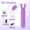 Powerful USB Charge Mini Bullet Vibrator for Women 10 Speeds Clitoral Stimulator Erotic Masturbation Adult Goods Sex Toys