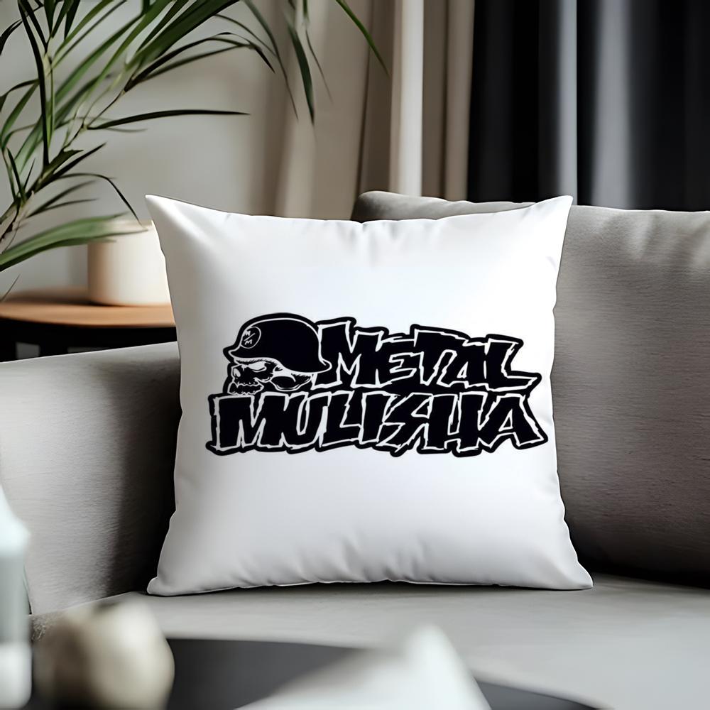 Viral MMetal Mulishaed Cushion Cover Antidustmite Pillowcase Invisible Zipper Silky Short Plush Sofa Cushion Cover