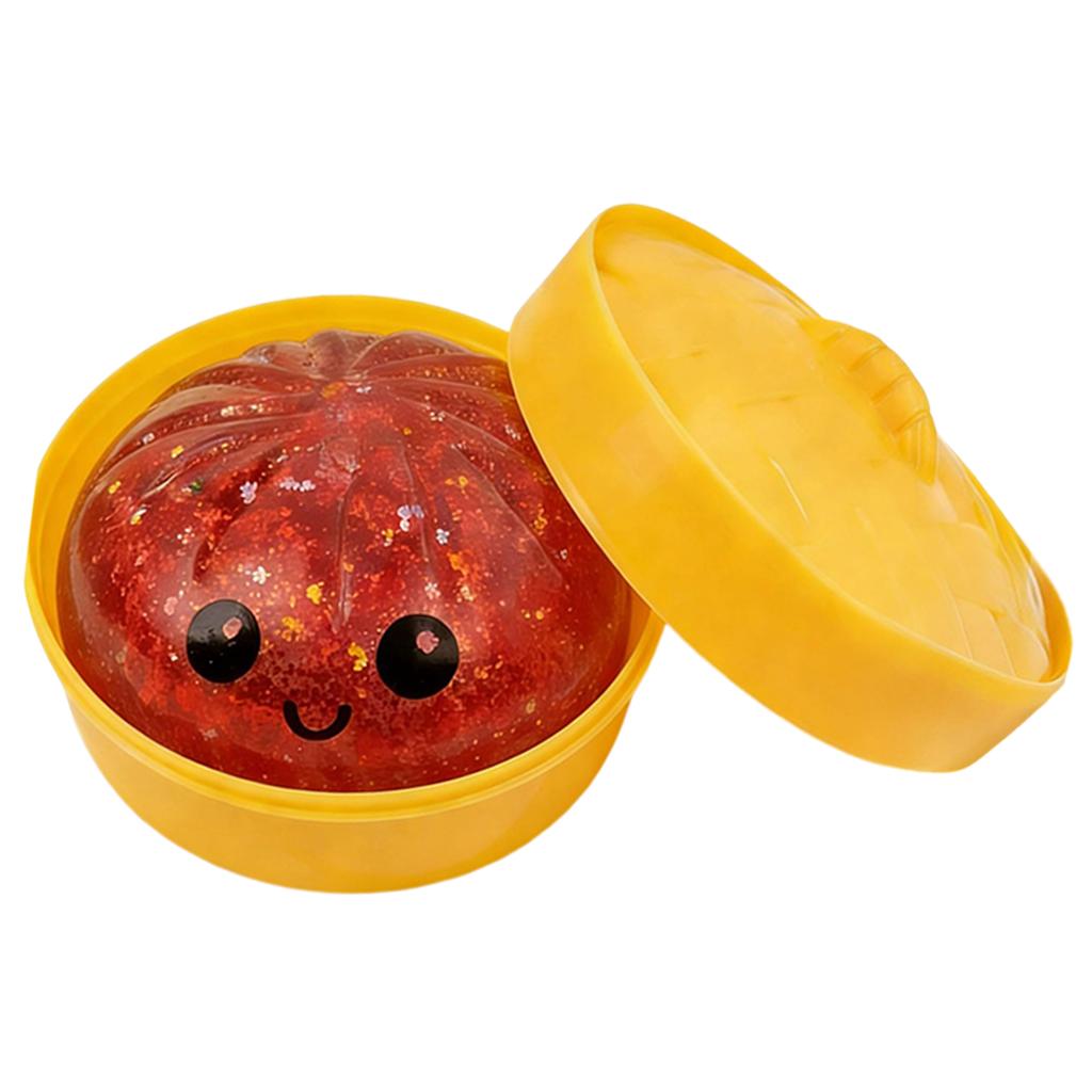 Glitter Dumpling Glitter Dumpling Squishy Box Dumplings Squishy Anxiety Relief Fidget Soft Squeeze Decompression Dough Ball Gift