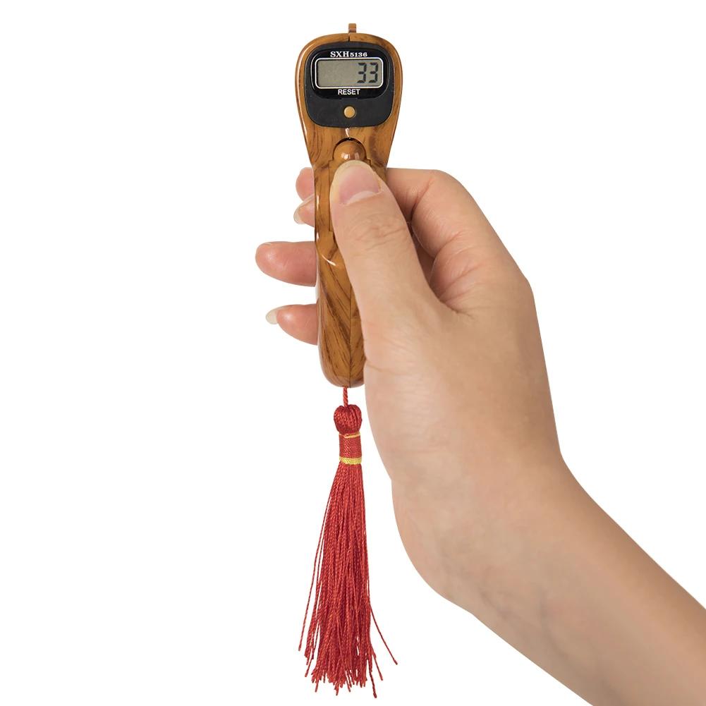 Nastavitelný elektronický počítadlo Digitální růženec Časovač pro meditaci Nová elektronika Tasbih Muslimská modlitba Digitální počítadlo