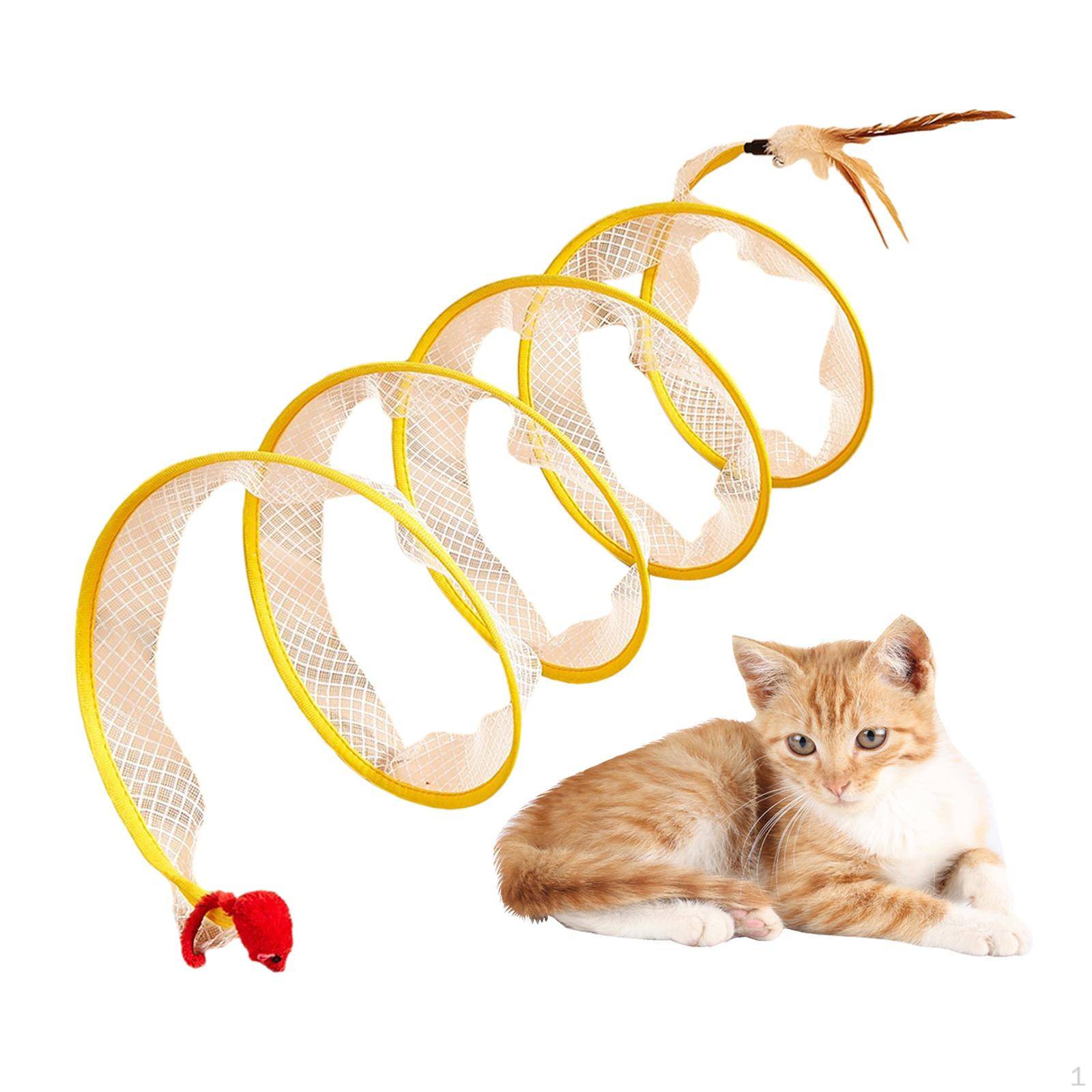 

Котячий тунель для маленьких домашніх тварин та кошенят Check cloth white