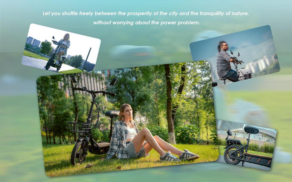 KuKirin C1 Pro Elektrisk Scooter, 500W Motor, 26AH Batteri, Tophastighed 45 Km/t, Rækkevidde 100 Km, Med Kurv Og Bagsæde