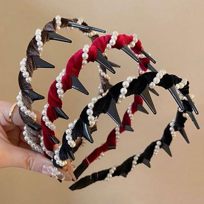 3Pcs Elegant Headband with Teeth Fashion Non-slip Hairband Fashion Hair Accessories Gifts for Women Girls
