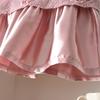 Mädchen Sommer Rosa 3D Blume Ärmelloses Kleid Süßes Prinzessinnen Weste Kleid für Kinder