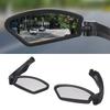   Stainless Steel Cycling Rearview Mirror, Foldable Ajustable Rotatable Safe Bike Mirror With ABS Design For  s, Mountain Bikes, Electric Scoote
