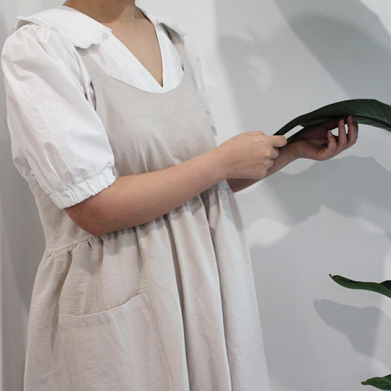 Luna Belle bomullslinneförkläde