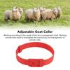 10PCS Goat Collar PU 23 Inch Adjustable Livestock Collar For Farm Animal Cow Horse Sheep Red