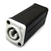 1Pc Led Powercon Ac Coupler Adapter Extender Connector Speakon Panel Mount Straight Adapter Blue White