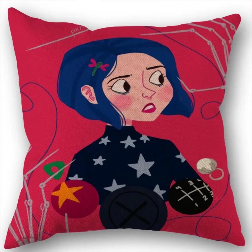 

КОРАЛИН Наволочка-Свадебная-Декоративная Хлопковая Наволочка Для Дома Наволочка 45X45см декоративные наволочки 40x40cm 16x16in