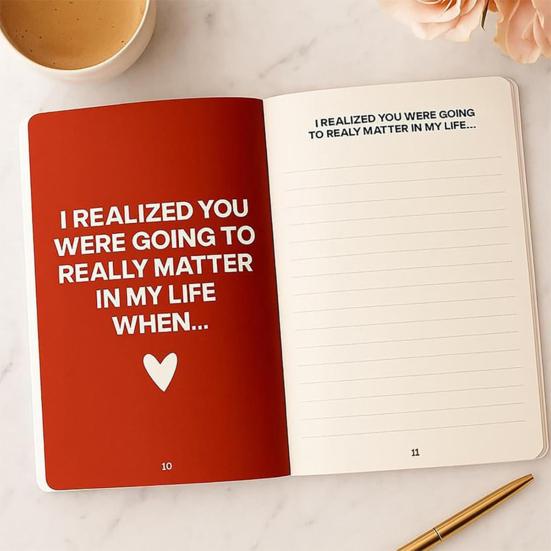 1/2 Bucăți Manualul Amintirilor Emoționale Acesta Este Motivul Pentru Care Ești Al Meu Jurnal Conexiune Emoțională Profundă Scriere Ghidată Carte Cadou Romantică