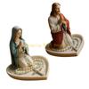 KX4B Holy Mother Father Statue Prayer Tray Resins Religious Decors Rosary Beads Jewelry Box For Home Church Or Gift Giving