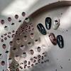 TENSOR Frosted Silver Strawberry Self-Adhesive Nail Stickers M-975 - Thin Blade Jelly Glue Series