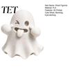 Unique Holiday Gifts Halloween Ghost Figurine, 3D Printed Cute Face Statue, Spooky Funny Gift Tabletop Ornament for Shelf, Desk, Home Party Decor PLA