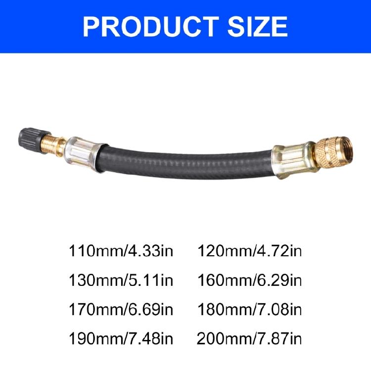 Heavy Duty Flexible 110mm-200mm Valves Extension Adapter Connector Weatherproof Rubber Construction for Standard Pumps